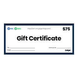 $75 GIFT CERTIFICATE